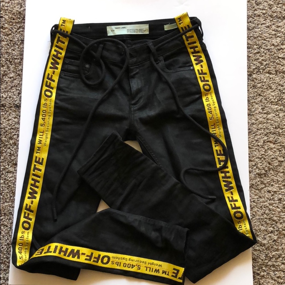 OFF-White Coated strap skinny 5 pockets